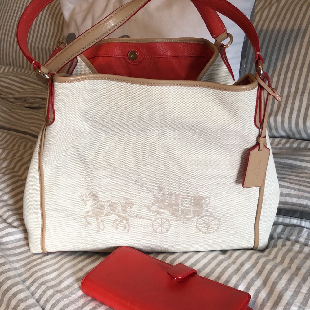 Authentic signature Coach & Horses Logo bag